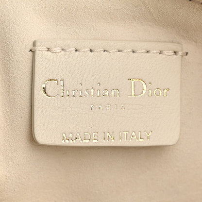 Lambskin Cannage Dior Club Bag  Dusty Ivory