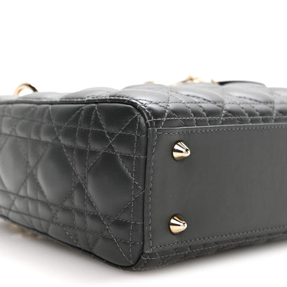 Lambskin Cannage Gradient Small My ABCDior Lady Dior Grey