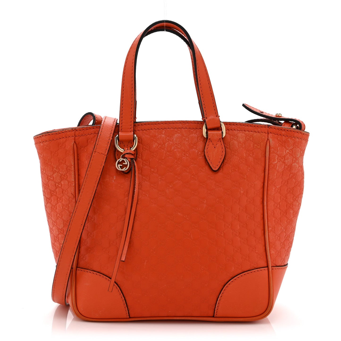 Microguccissima Small Bree Tote Sun Orange