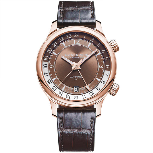 Chopard Men's 161943-5001 L.U.C GMT ONE RoseGold 18K Watch