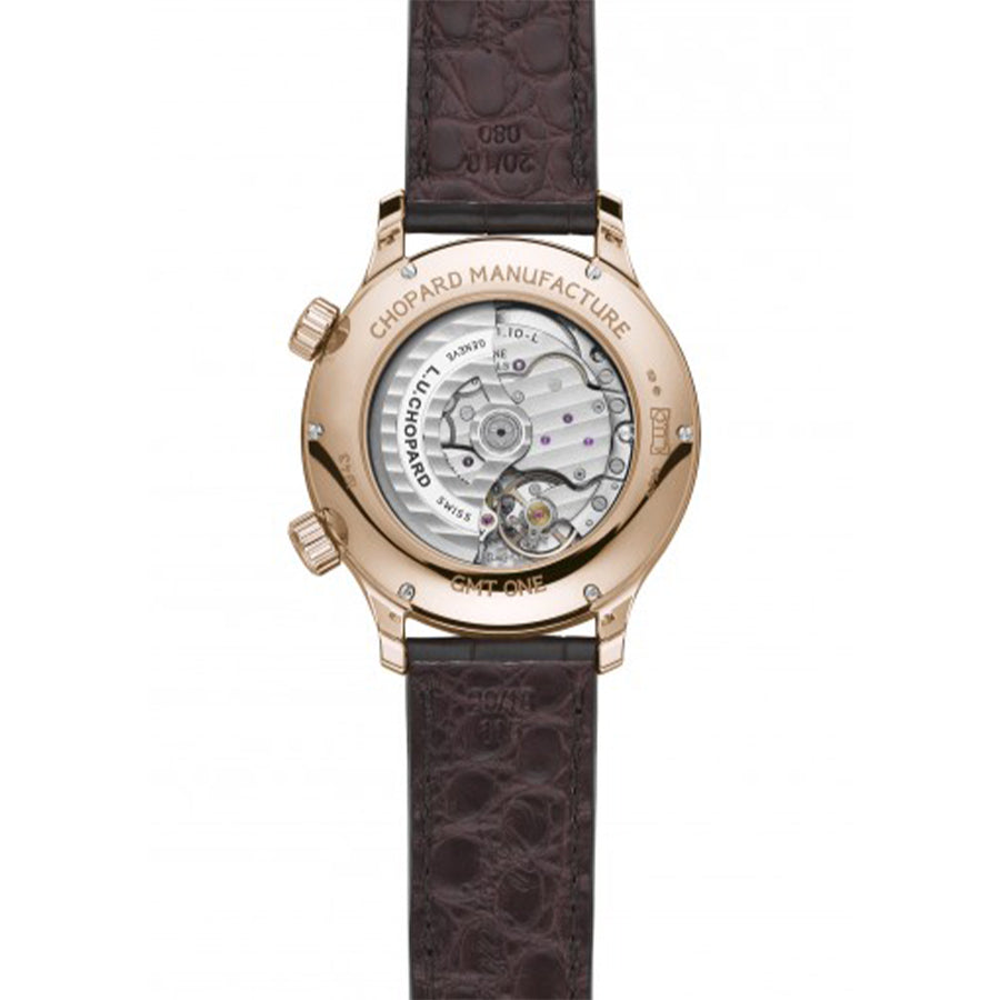 Chopard Men's 161943-5001 L.U.C GMT ONE RoseGold 18K Watch