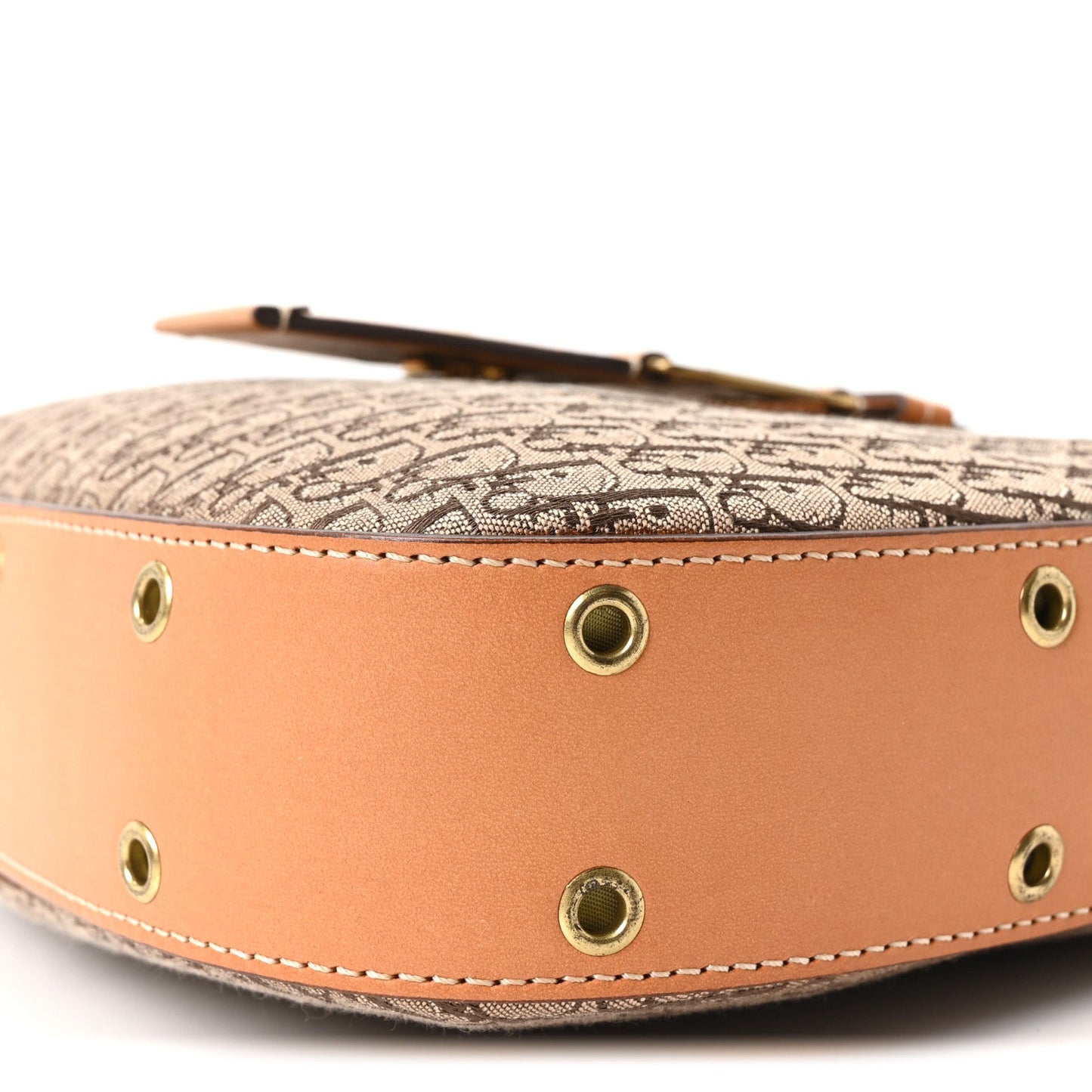 Calfskin Monogram Street Chic Medium Columbus Ave Beige