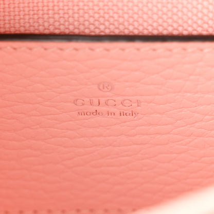New Denim GG Monogram Calfskin Love Parade Mini Jackie 1961 Hobo Light Pink
