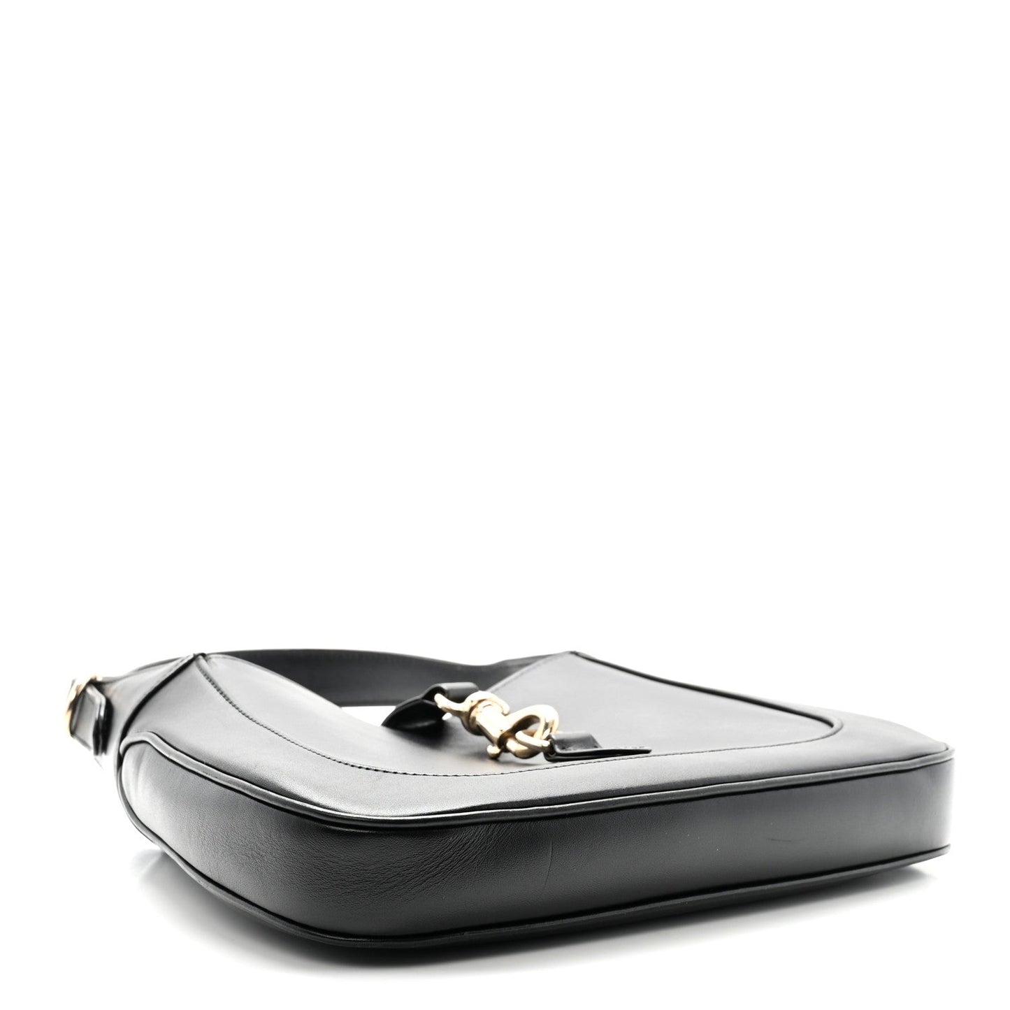 Calfskin Small Jackie Shoulder Bag Black
