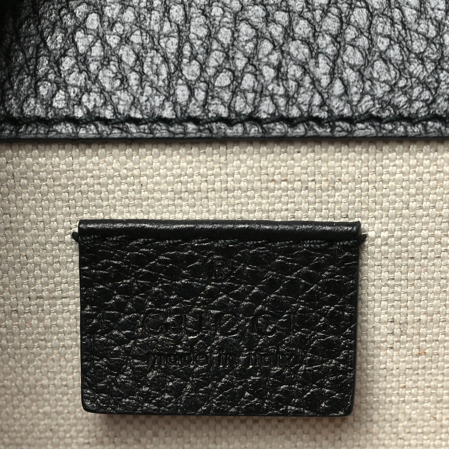 Pebbled Calfskin Small Dionysus Shoulder Bag Black
