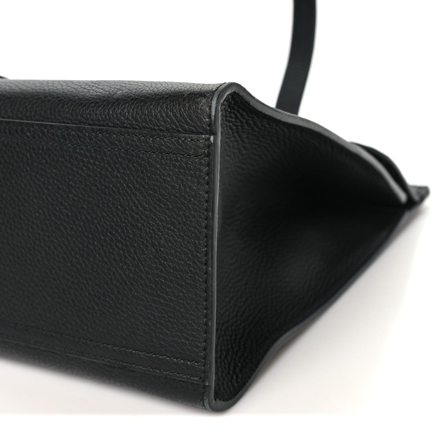 Calfskin Medium GG Marmont Top Handle Bag Black