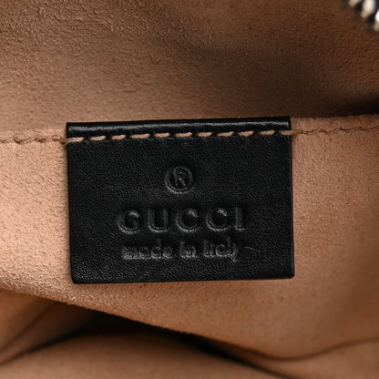 Calfskin Matelasse GG Marmont Belt Bag 75 30 Black