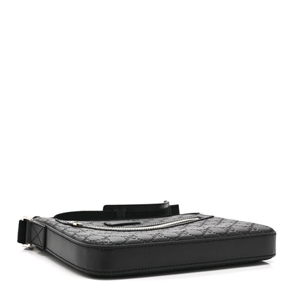 Guccissima Signature Small Messenger Bag Black