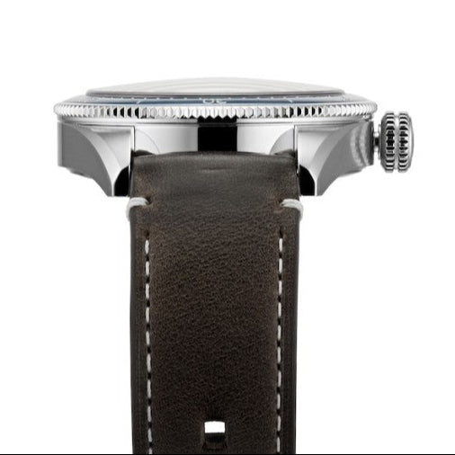 Tag Heuer Autavia Calibre 5 Automatic Blue Dial Brown Leather Strap Watch for Men - WBE5116.FC8266