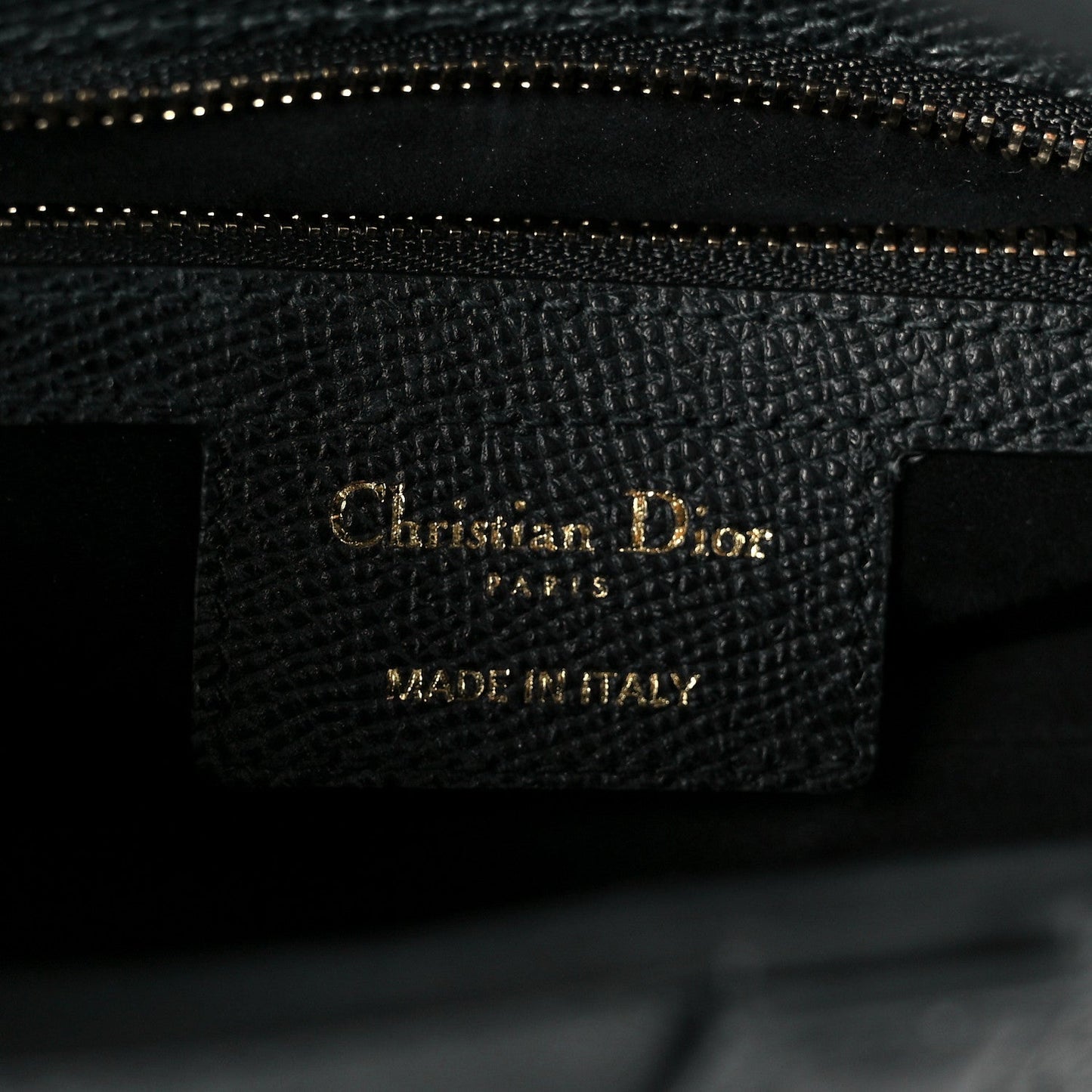 Grained Calfskin Saddle Bag With Strap Black