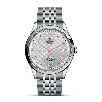 Tudor 1926 Automatic Diamonds Silver Dial Silver Steel Strap Watch for Men - M91650-0003