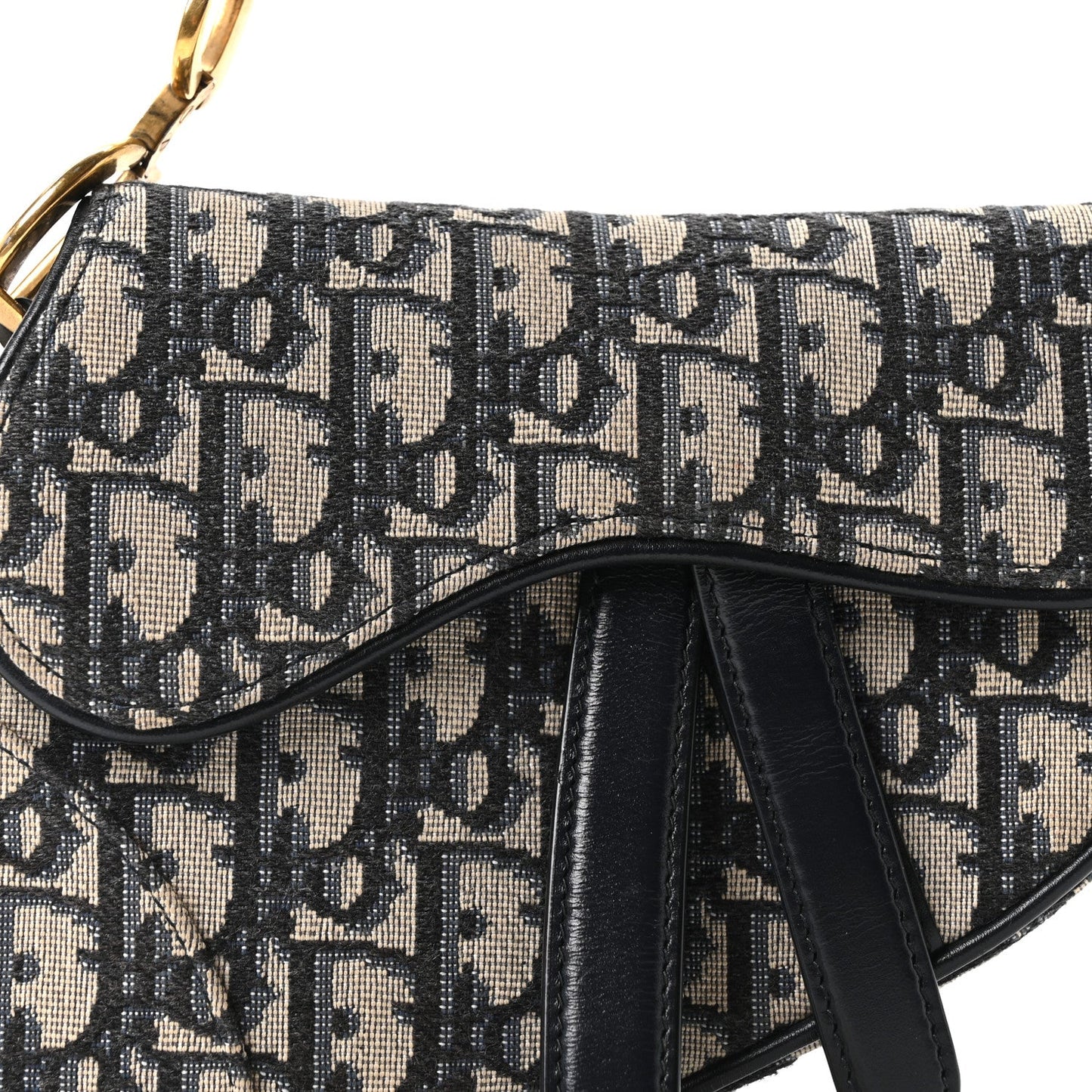Oblique Mini Saddle Bag Blue