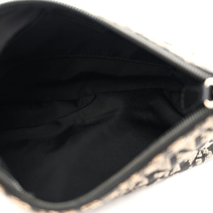 Monogram Shoulder Bag Pochette Black