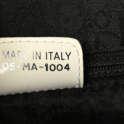 Patent Cannage Large Lady Dior White