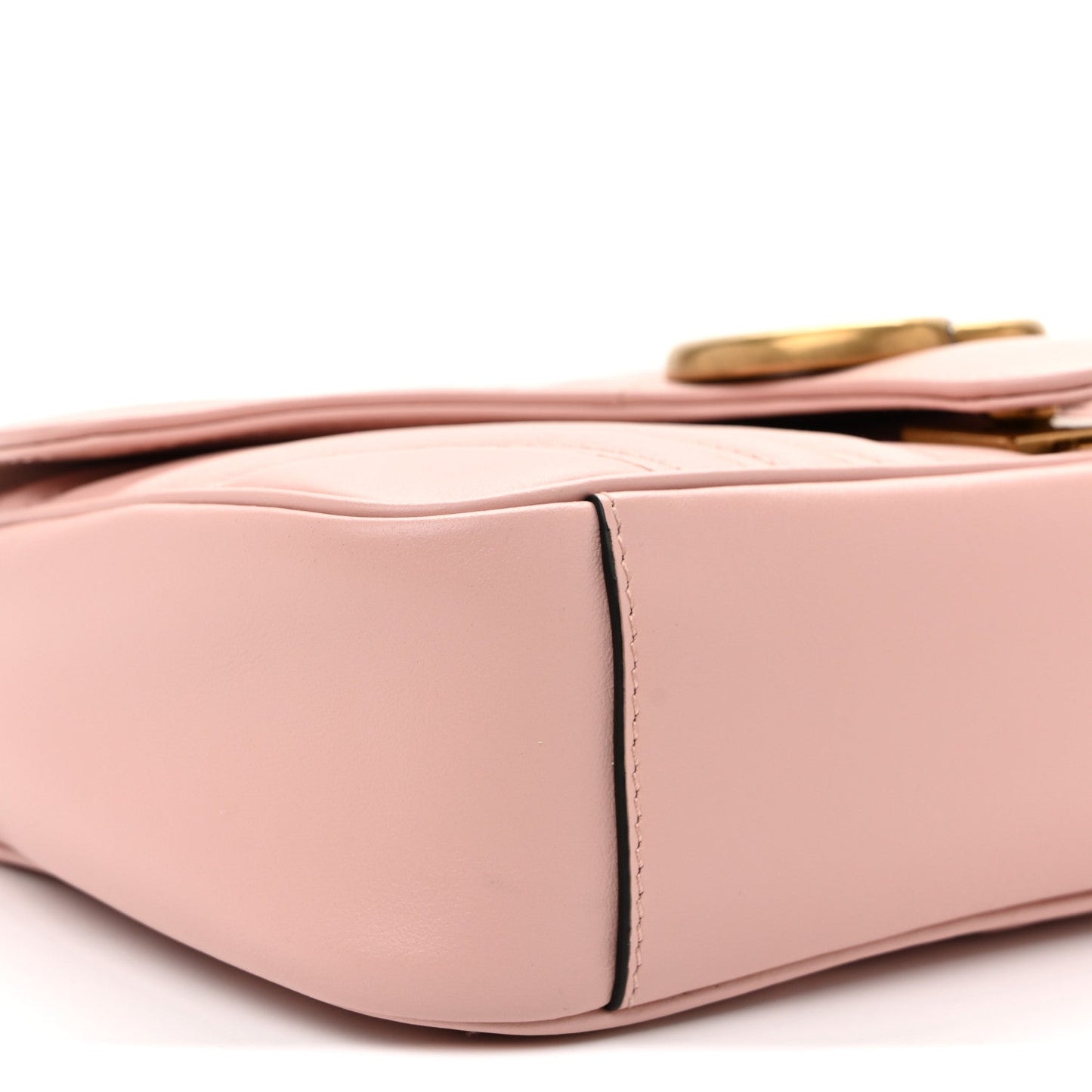 Calfskin Matelasse Small GG Marmont Shoulder Bag  Perfect Pink