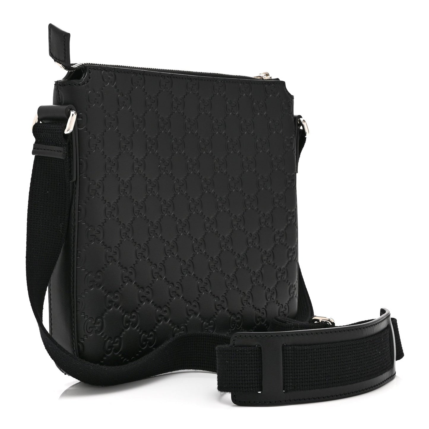 Guccissima Signature Small Messenger Bag Black
