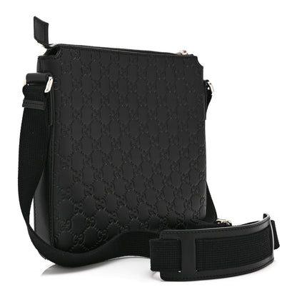 Guccissima Signature Small Messenger Bag Black