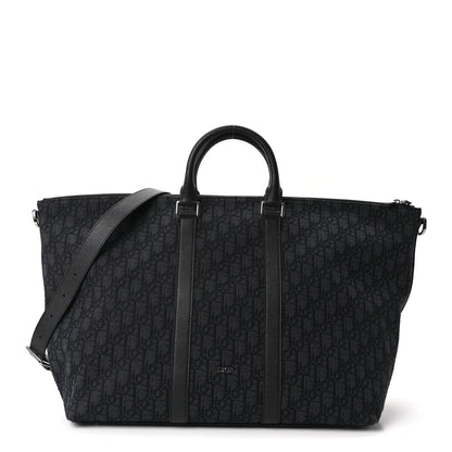 Maxi Oblique Jacquard Weekender 40 Black