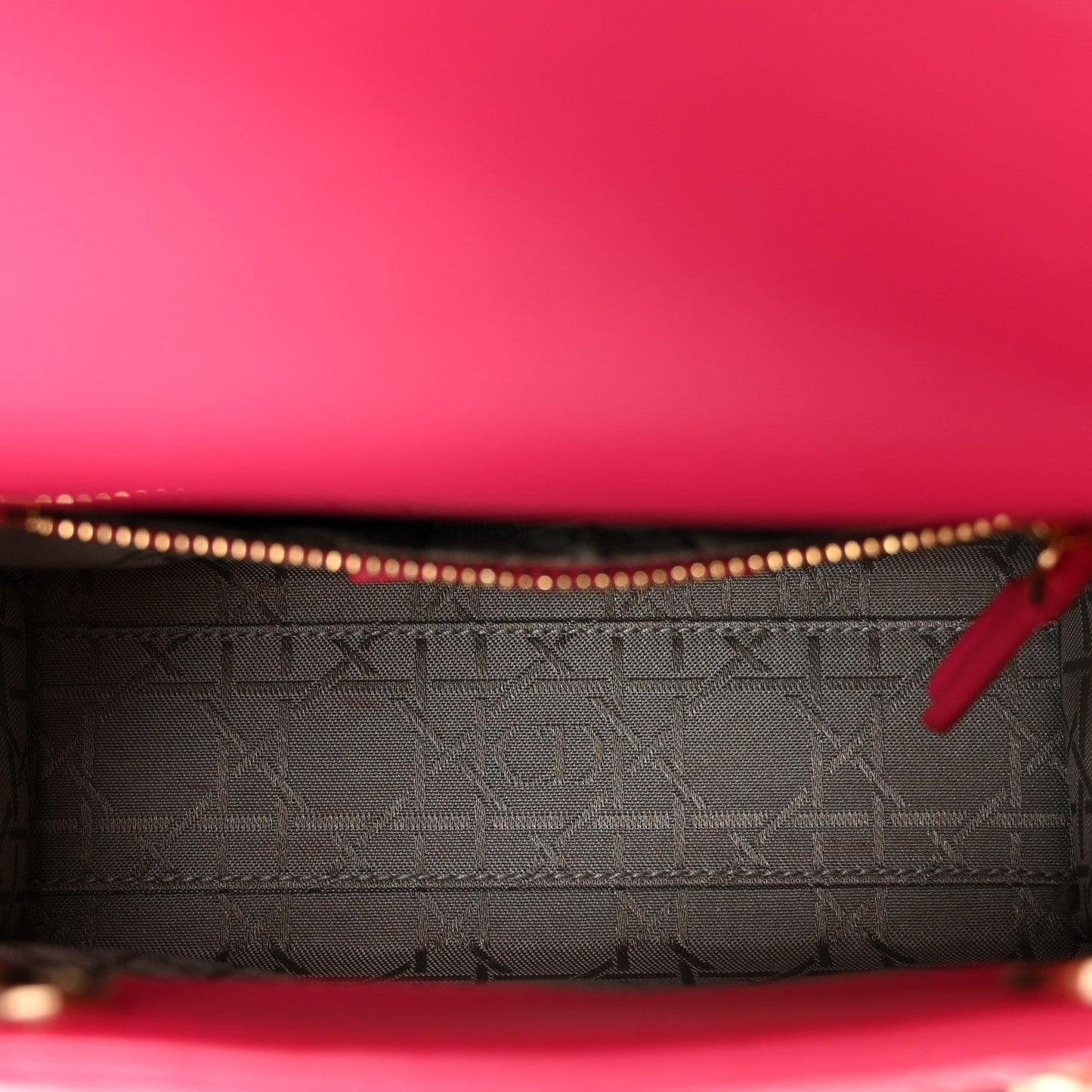 Lambskin Cannage Mini Lady Dior Pink