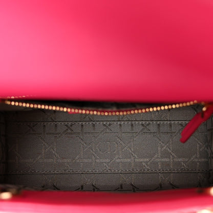 Lambskin Cannage Mini Lady Dior Pink