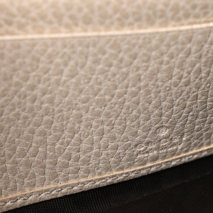 Dollar Calfskin GG Supreme Monogram Petite GG Marmont Wallet Chain Bag Mystic White Beige Ebony Mystic White Beige Ebony