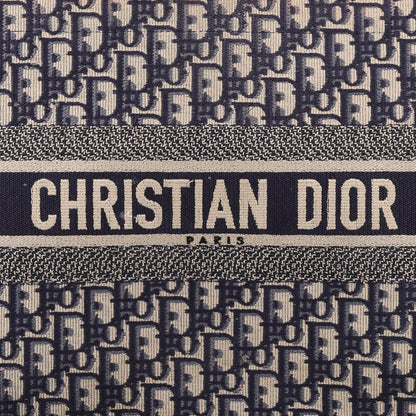 Oblique Medium Book Tote Blue Multicolor