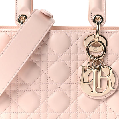 Lambskin Cannage Small My ABCDior Lady Dior Light Pink