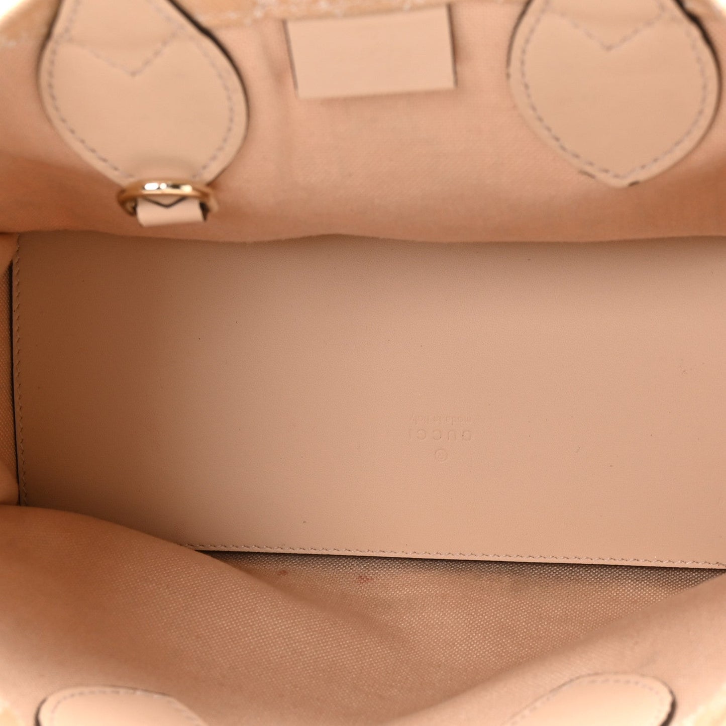 Denim Ophidia GG Monogram Tote Medium Light Beige