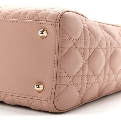 Lambskin Cannage Large Lady Dior Fard