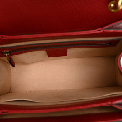 GG Supreme Monogram Small Queen Margaret Top Handle Bag Red