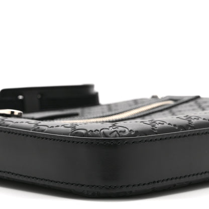 Guccissima Signature Small Messenger Bag Black
