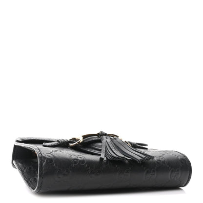 Guccissima Mini Emily Shoulder Bag Black