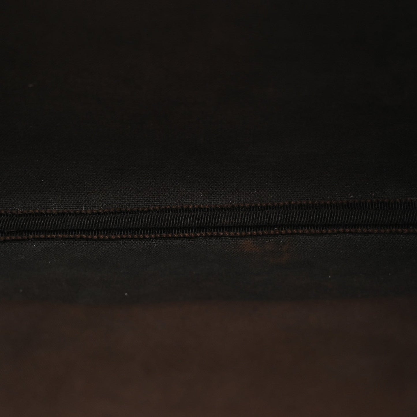 GG Supreme Monogram Medium Flat Messenger Bag Dark Brown