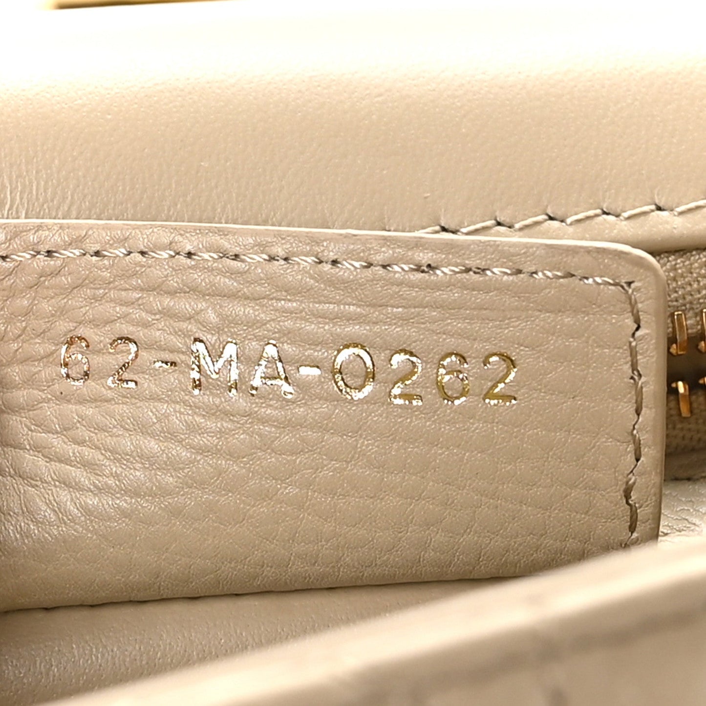 Supple Calfskin Cannage Medium Caro Bag Beige
