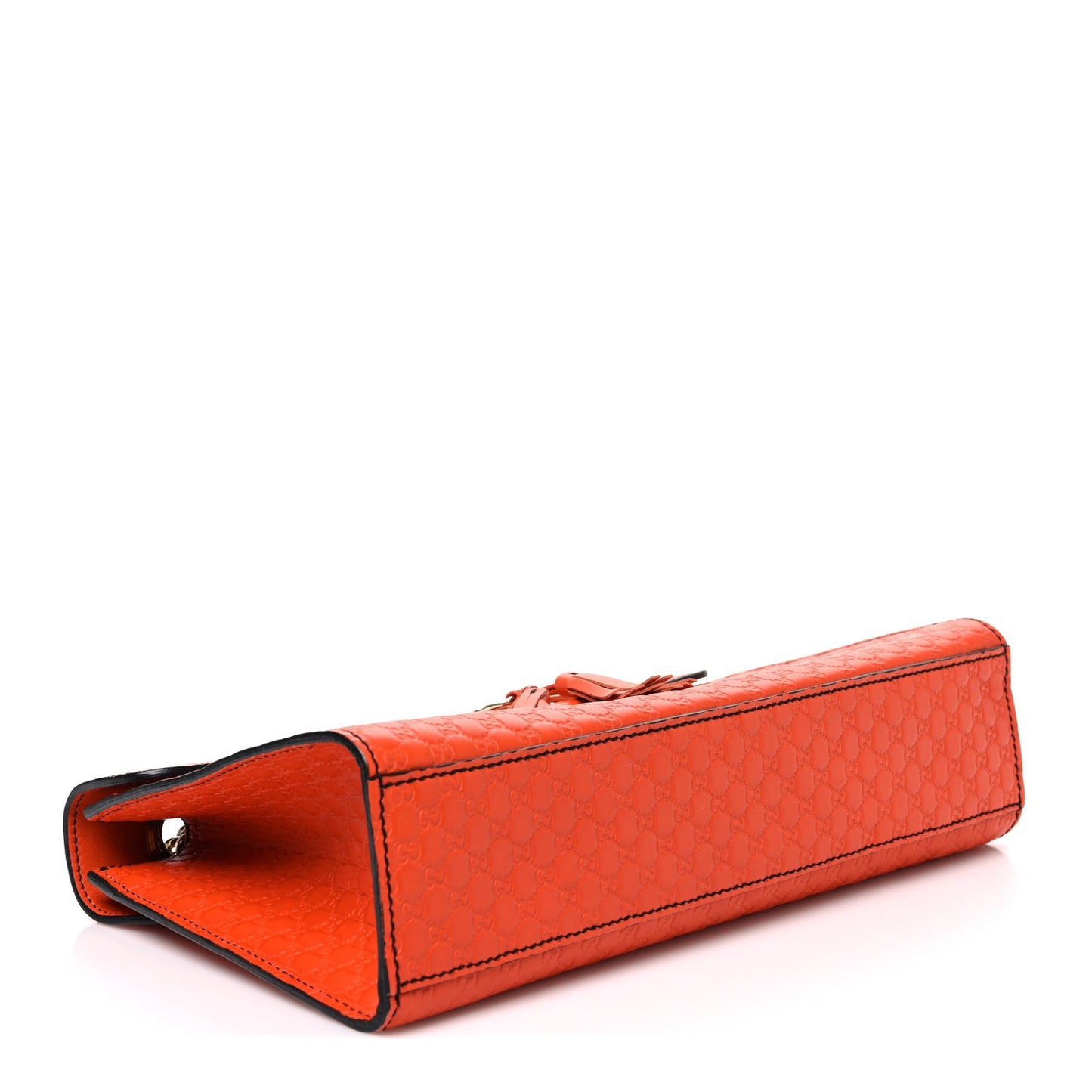 Microguccissima Medium Emily Chain Shoulder Bag Sun Orange