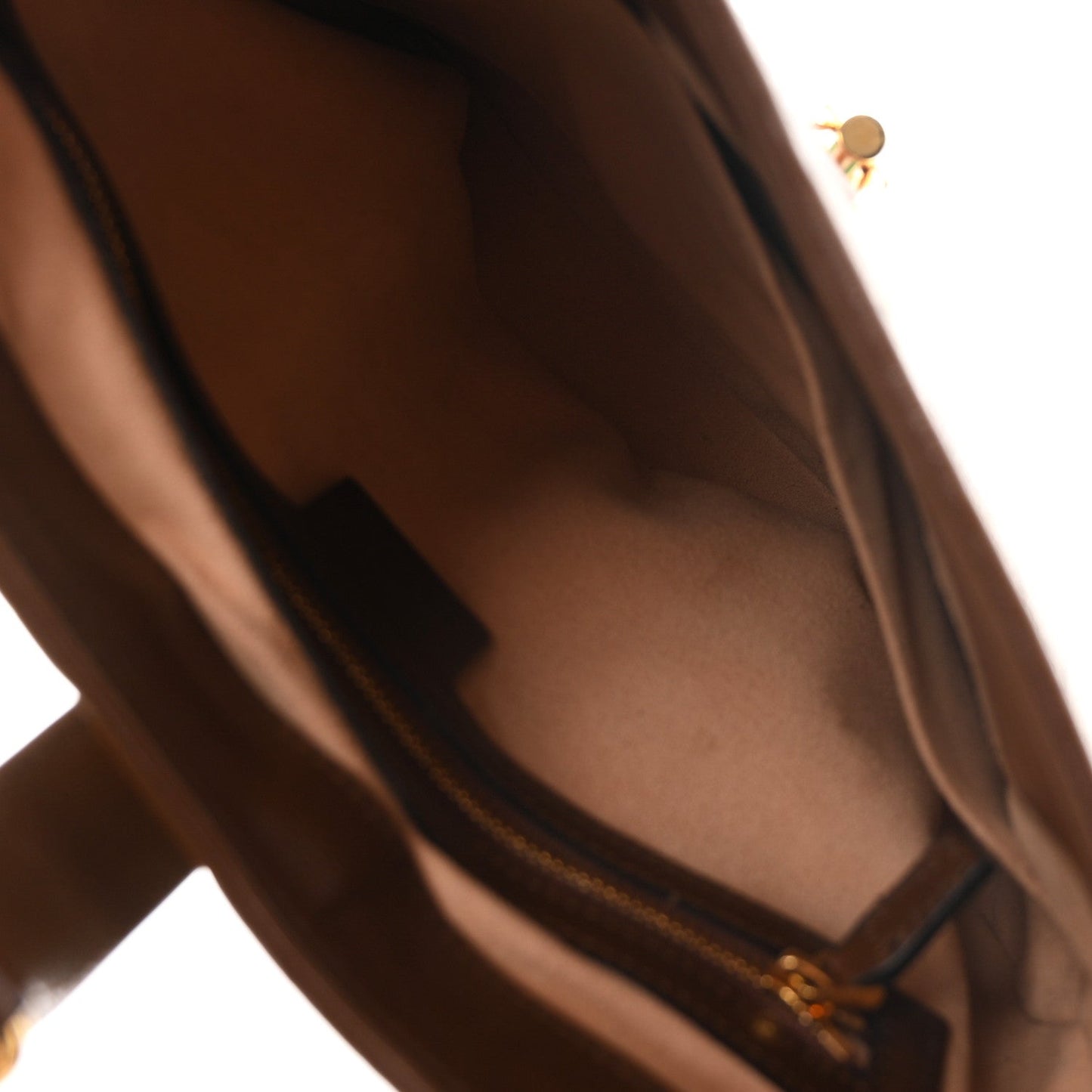 GG Supreme Monogram Azalea Calfskin Web Small Jackie 1961 Hobo Beige Ebony Brown Sugar