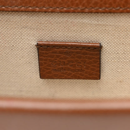 New Denim GG Monogram Dollar Calfskin Enamel Mini Dionysus Shoulder Bag Blue Tea Cuir Epilog Electric Blue