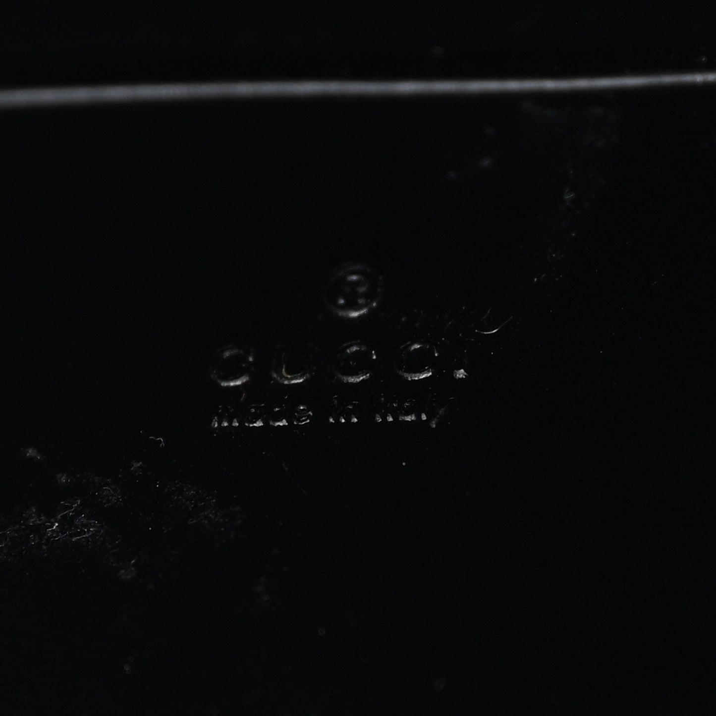 Calfskin Matelasse GG Marmont Chain Wallet Black