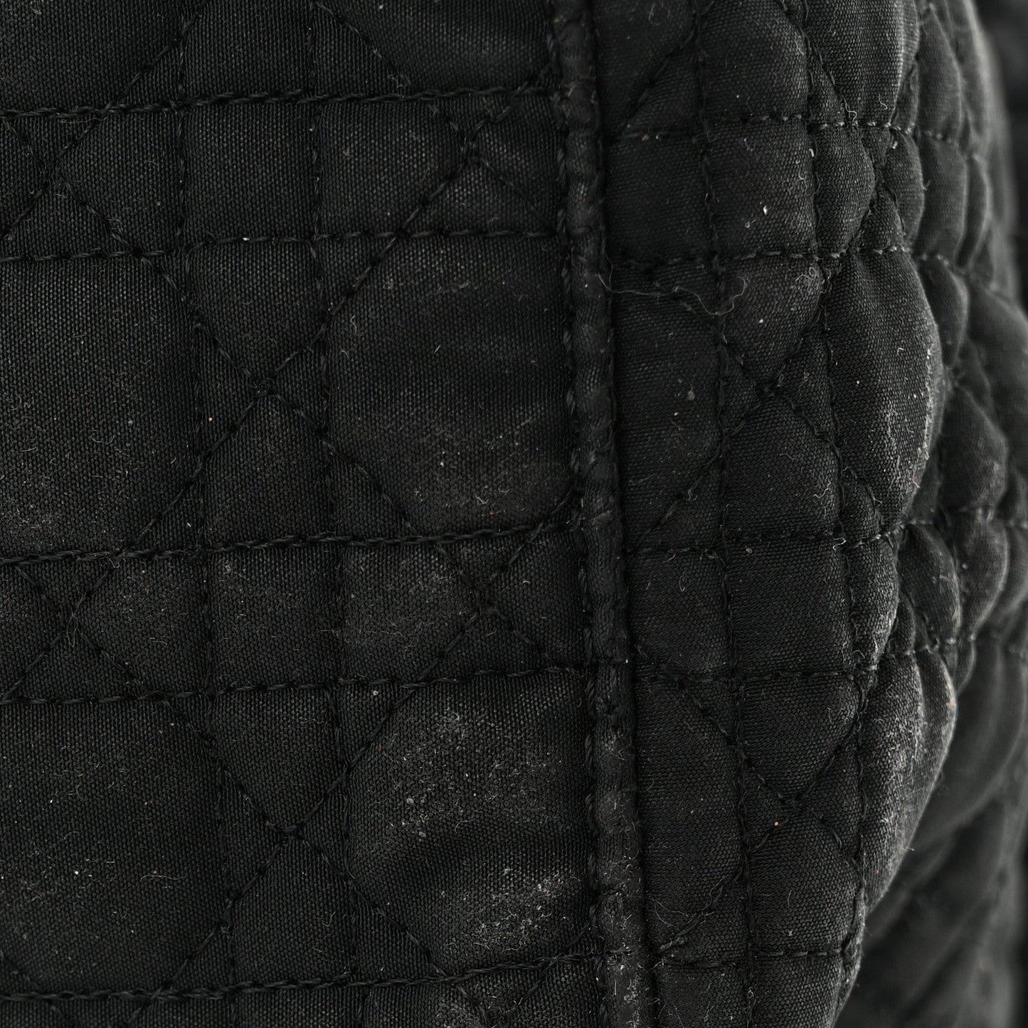 Nylon Cannage Large Lady Dior Black