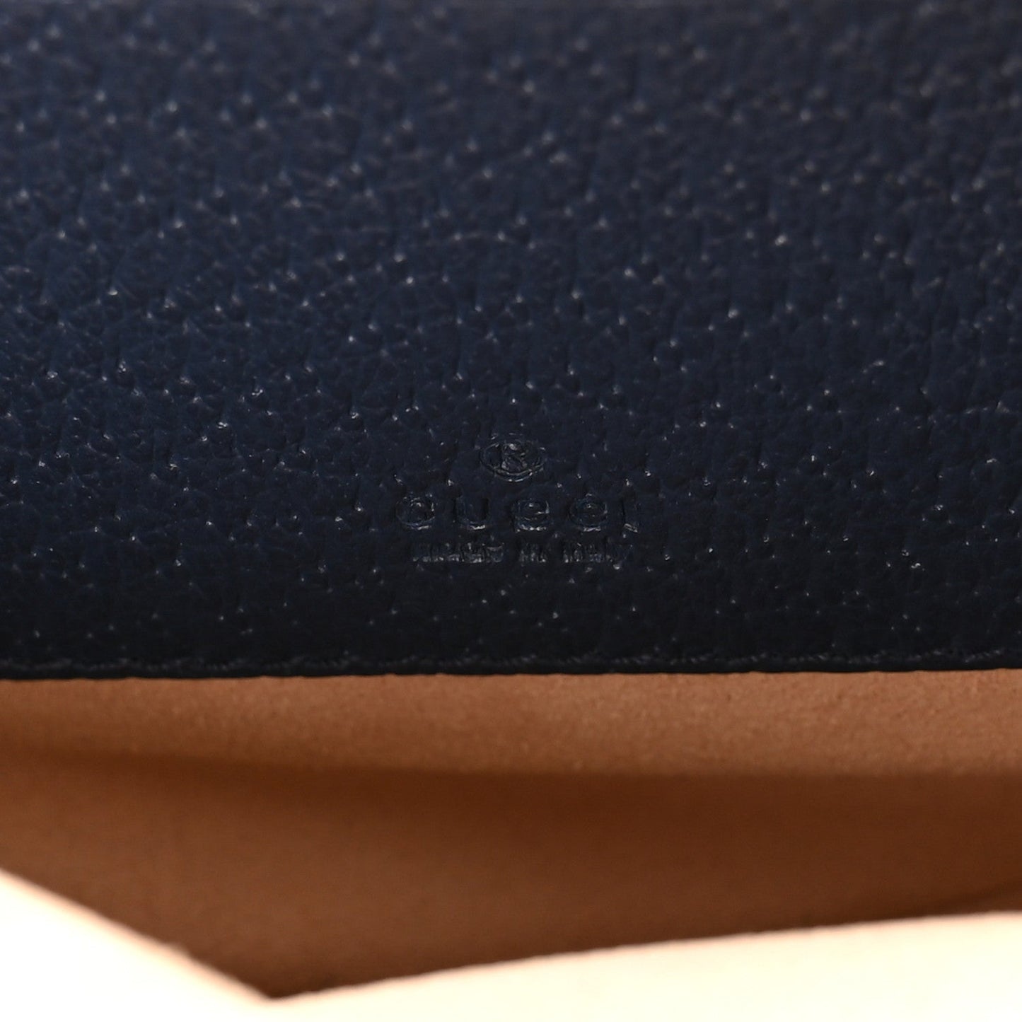 Textured Calfskin Web Mini Ophidia Round Backpack Blue Agata