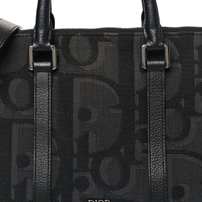 Maxi Oblique Jacquard Weekender 25 Black