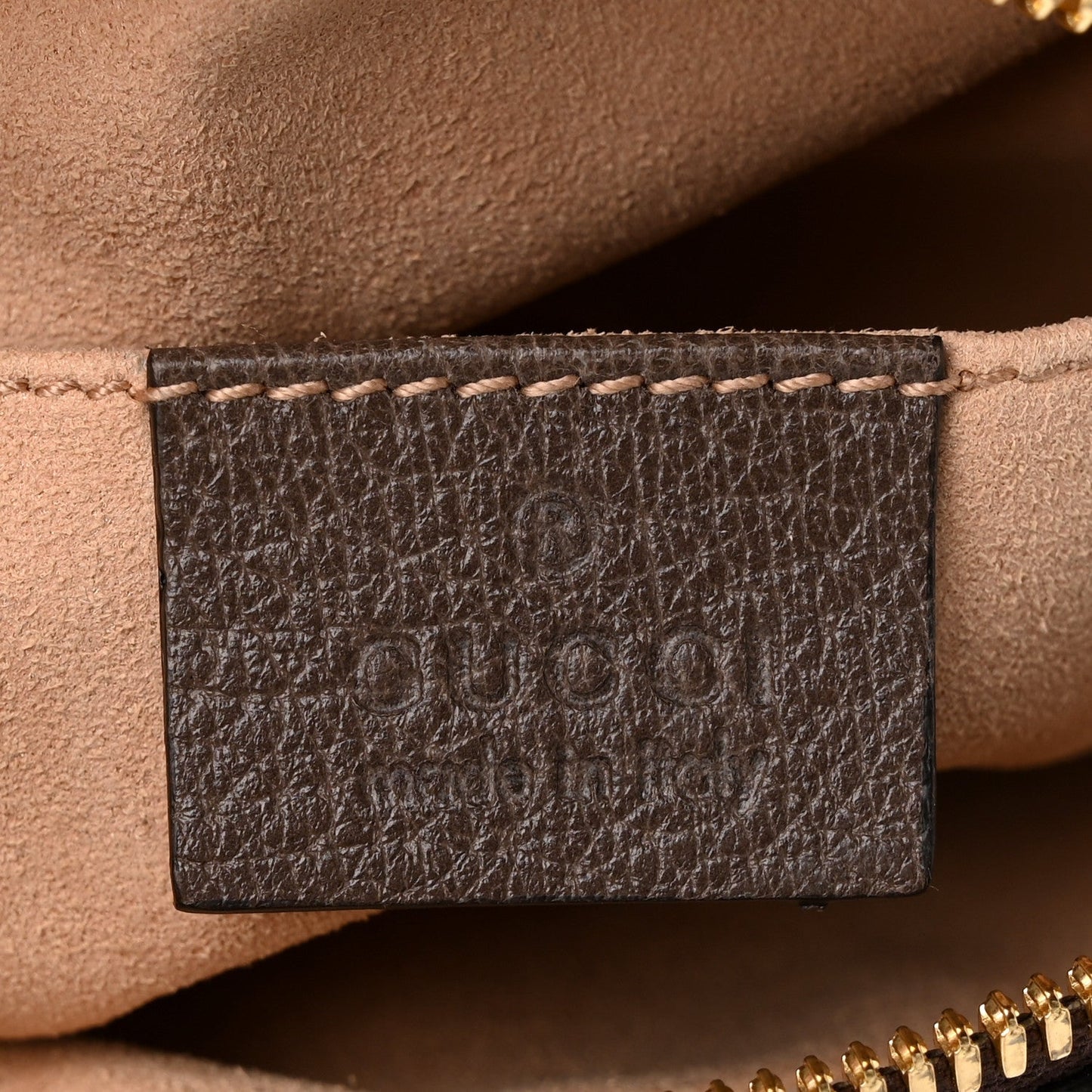 GG Supreme Monogram Web Small Ophidia Belt Bag 95 38 Dark Brown