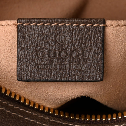 GG Supreme Monogram Web Small Ophidia Belt Bag 85 34 Dark Brown