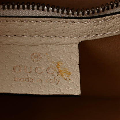 GG Supreme Monogram Small Queen Margaret Top Handle Bag White