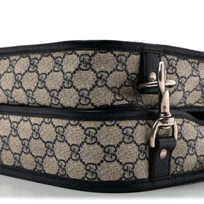 GG Supreme Monogram Web Savoy Garment Bag Beige Blue