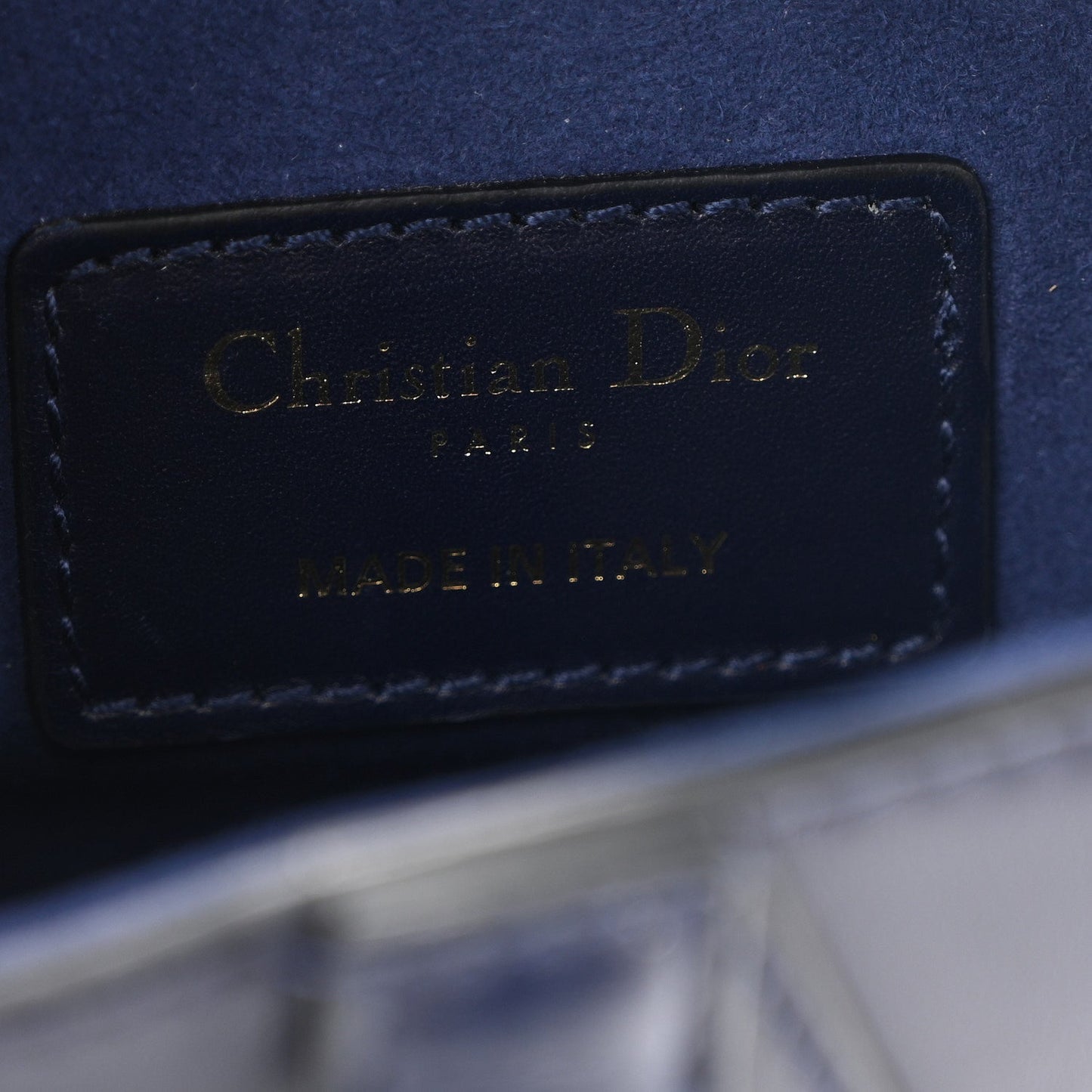 Calfskin Mini Saddle Bag Blue
