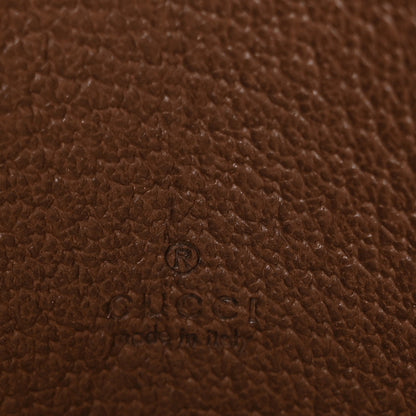 GG Supreme Monogram Web Mini Ophidia Round Backpack Brown