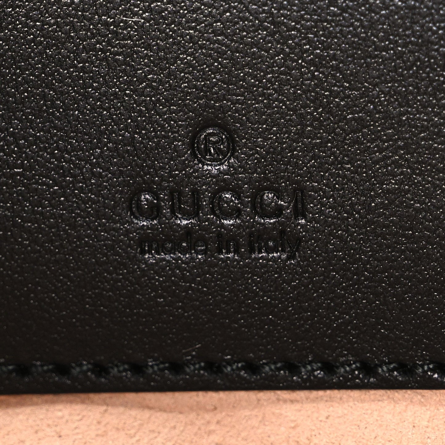 Calfskin Matelasse Mini GG Marmont Chain Crossbody Bag Black