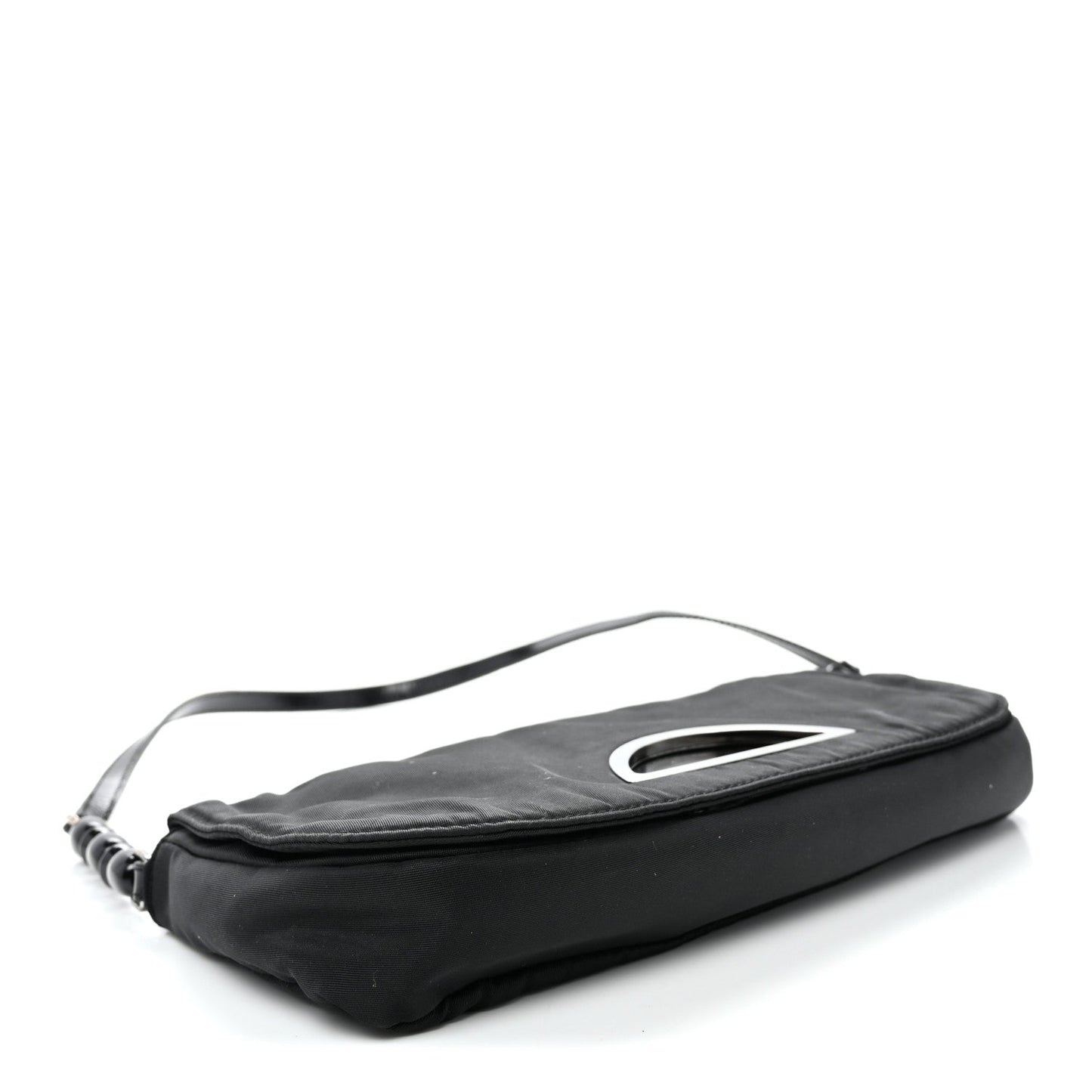 Nylon Malice Shoulder Bag Black