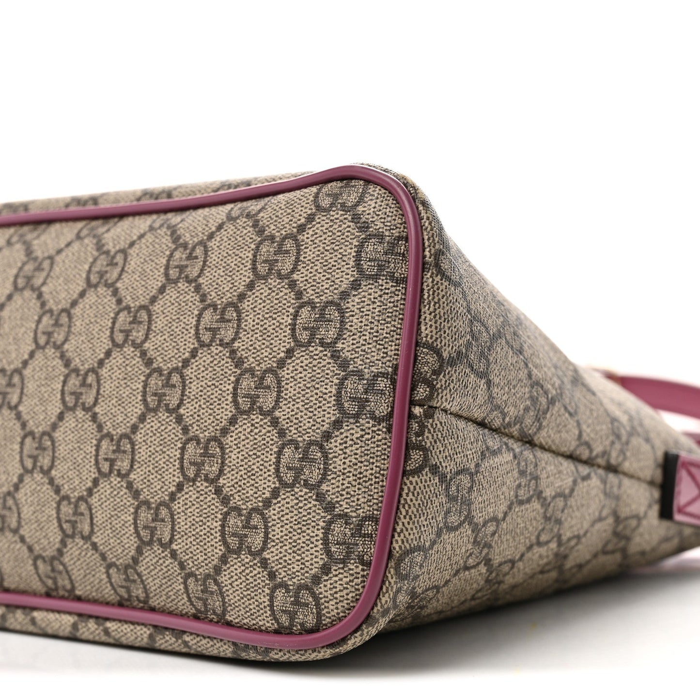 GG Supreme Monogram Small Zippered Tote Beige New Rosette